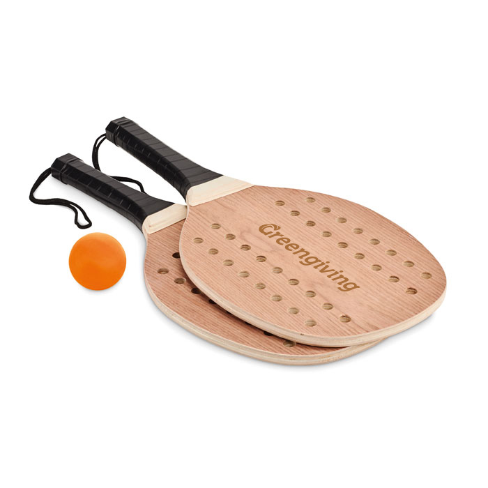 Tennis set rosewood | Eco gift